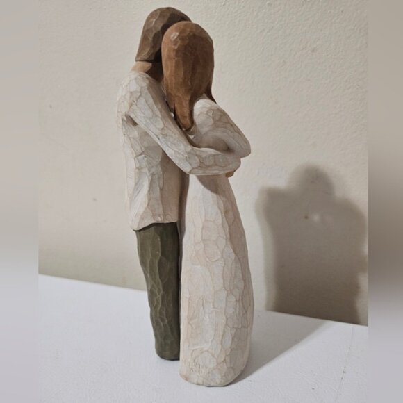 Willow Tree TOGETHER Figurine Man Woman Couple Susan Lordi 2000 Hand Painted - Picture 7 of 8